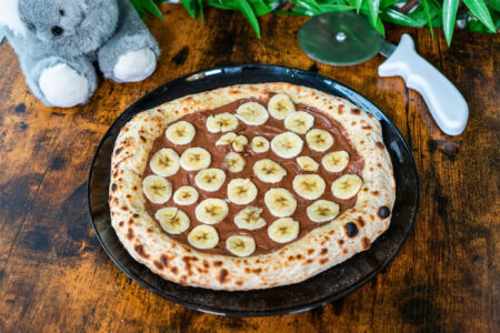 Pizza Nutella Banane